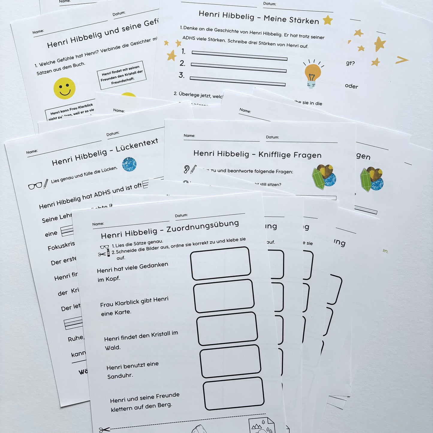 Bundle - Unterrichtsmaterialien zu "Henri Hibbelig"