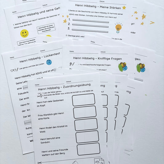 Bundle - Unterrichtsmaterialien zu "Henri Hibbelig"