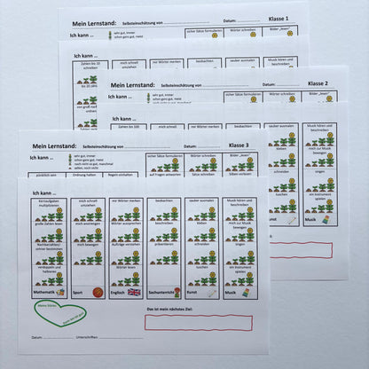 Lernstandsgespräch - Dokument für die 1.-3. Klasse